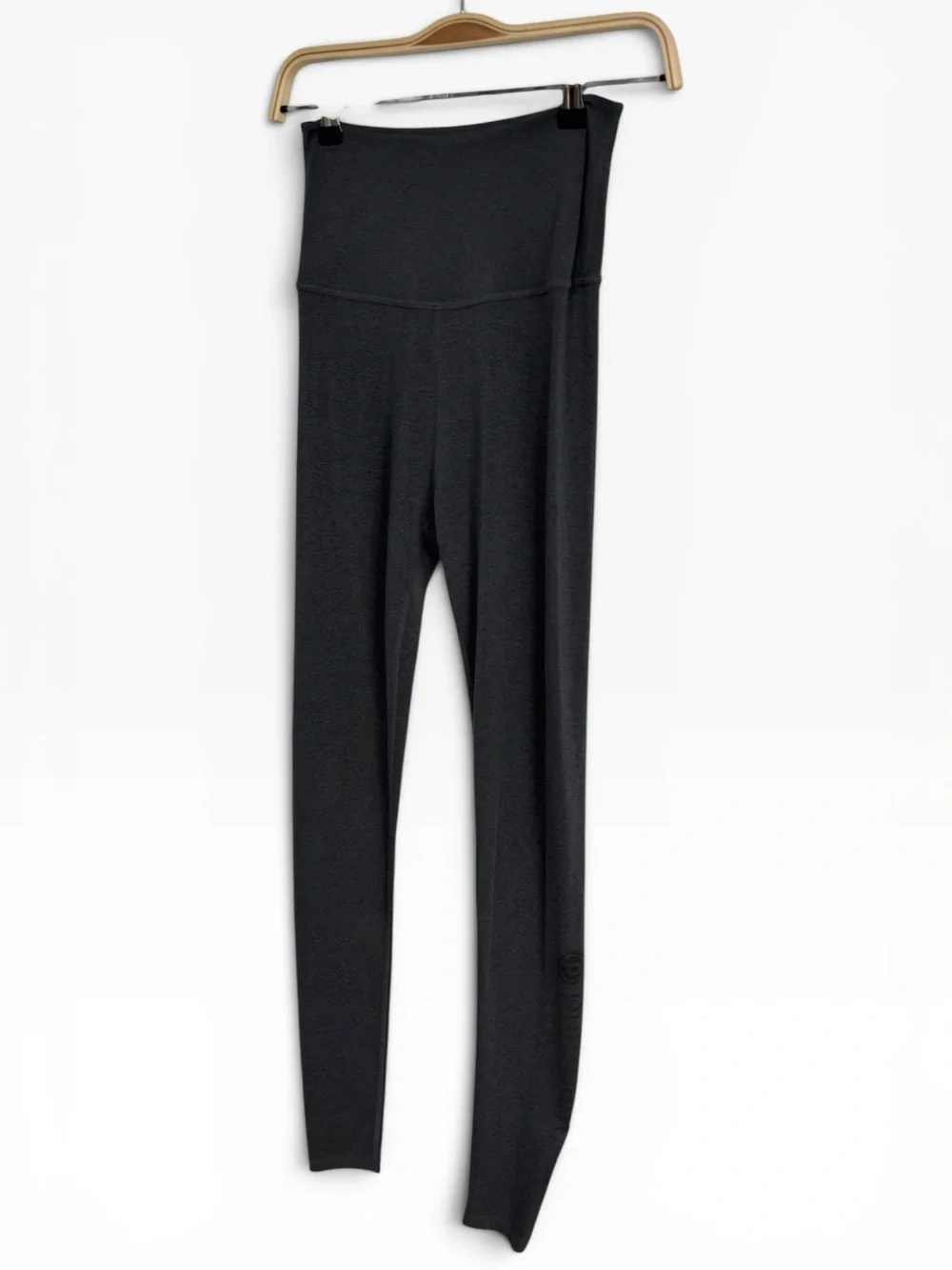 Pure Barre x Beyond Yoga High Waisted Charcoal Leggings Buttery Soft Medium Fit